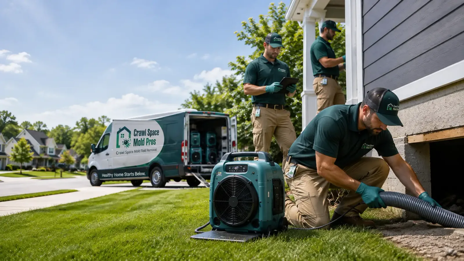 Crawl Space Mold Removal in Staley, NC